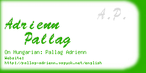 adrienn pallag business card